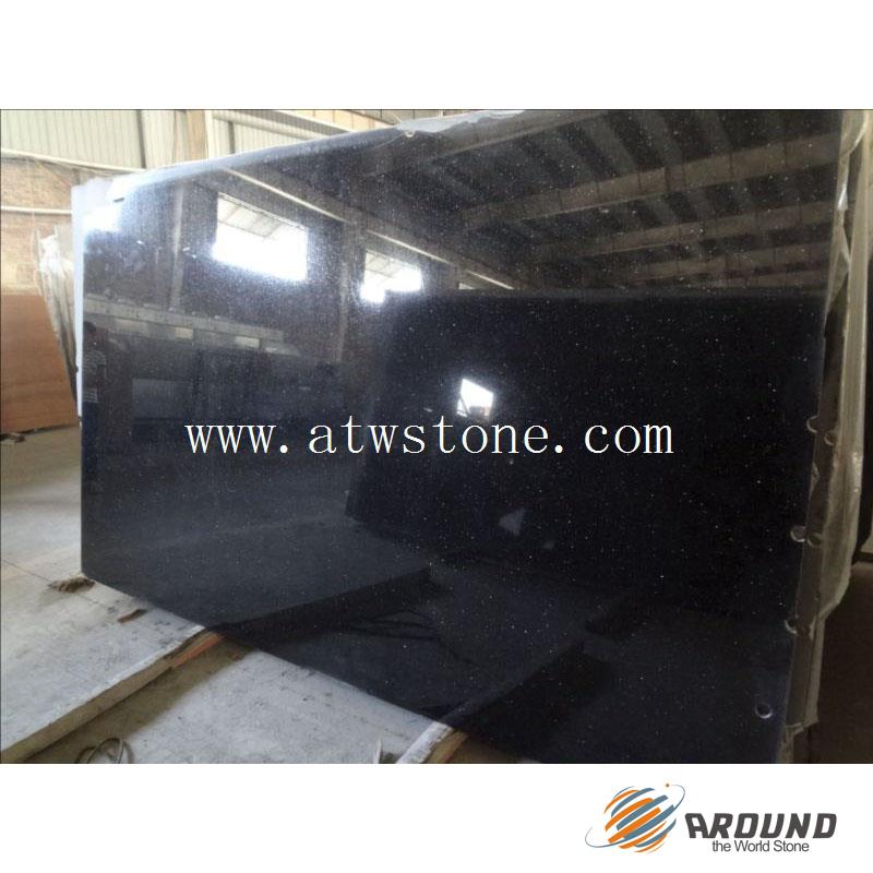 Black Galaxy Granite Slabs