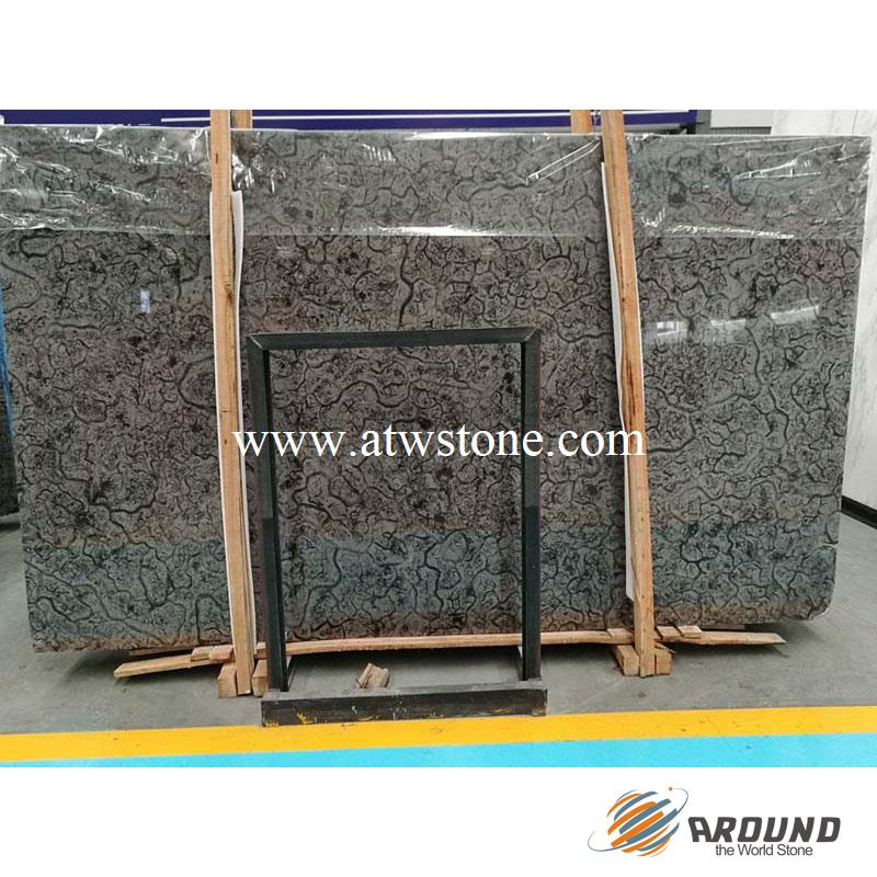 Classic Grey Marble Cross Cut Slabs