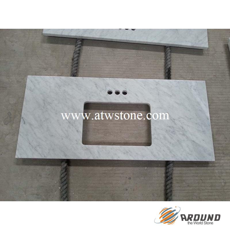 Carrara White Marble Countertops