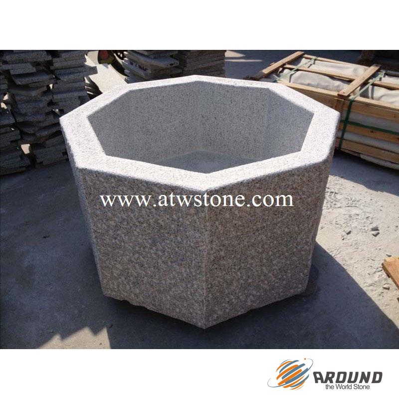 Stone Flower Pot FP001