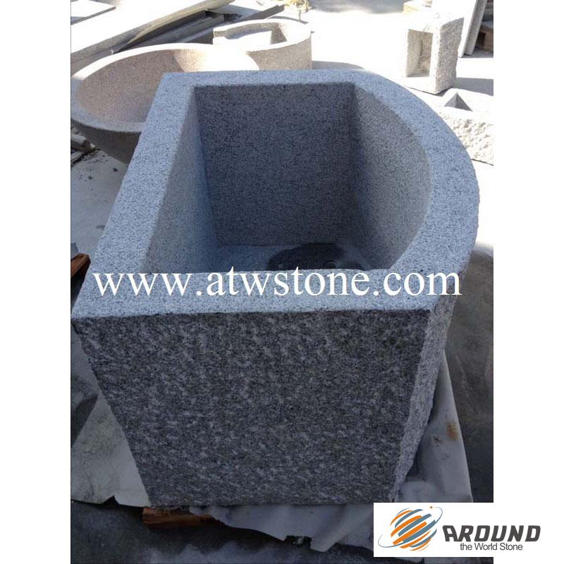 Stone Flower Pot FP005