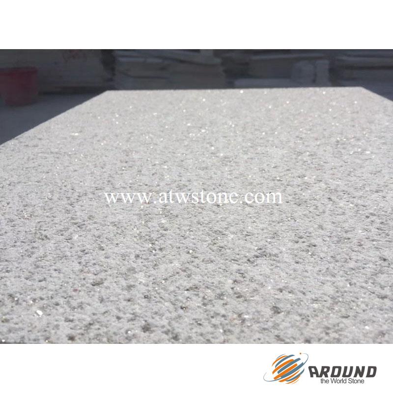 Silver White Granite Bush Hammered