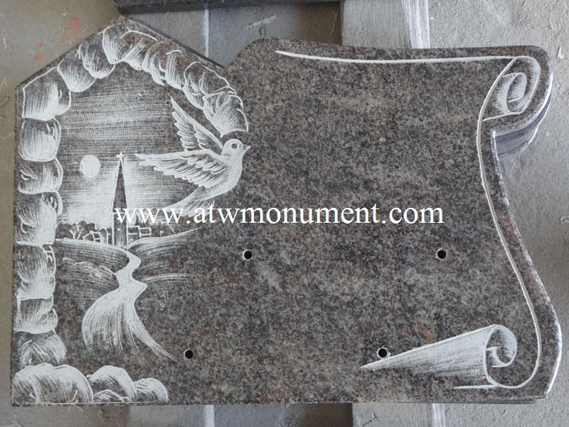 PL-52-Funeral Plaque Memorial Plate