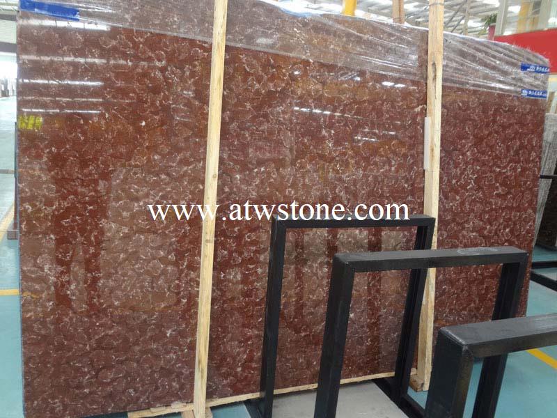 Purple Flower Marble Slabs