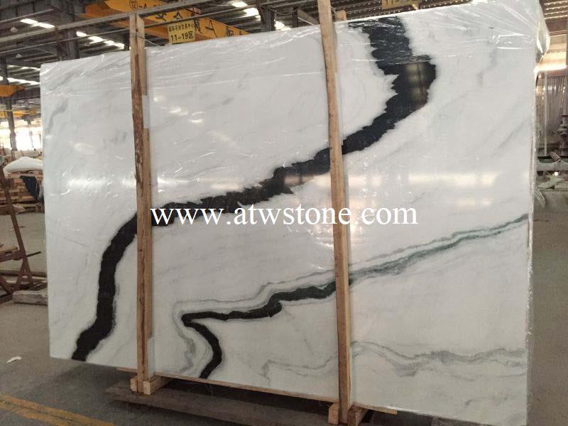 Panda White Marble Slabs