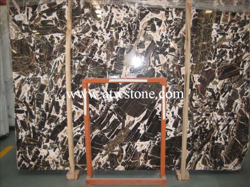 Golden Brown Marble Slabs