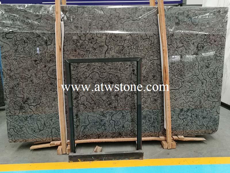 Classic Grey Marble Cross Cut Slabs