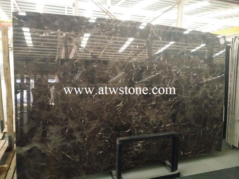China Dark Emperador Marble Slabs