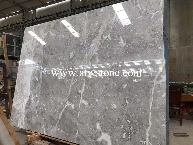 Athena Grey Marble Slabs