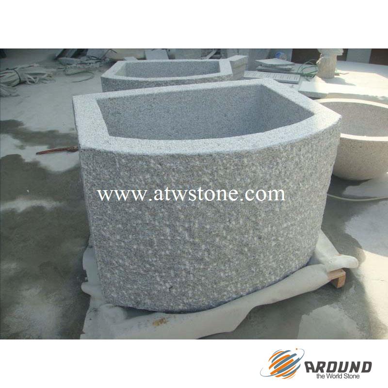 Stone Flower Pot FP002